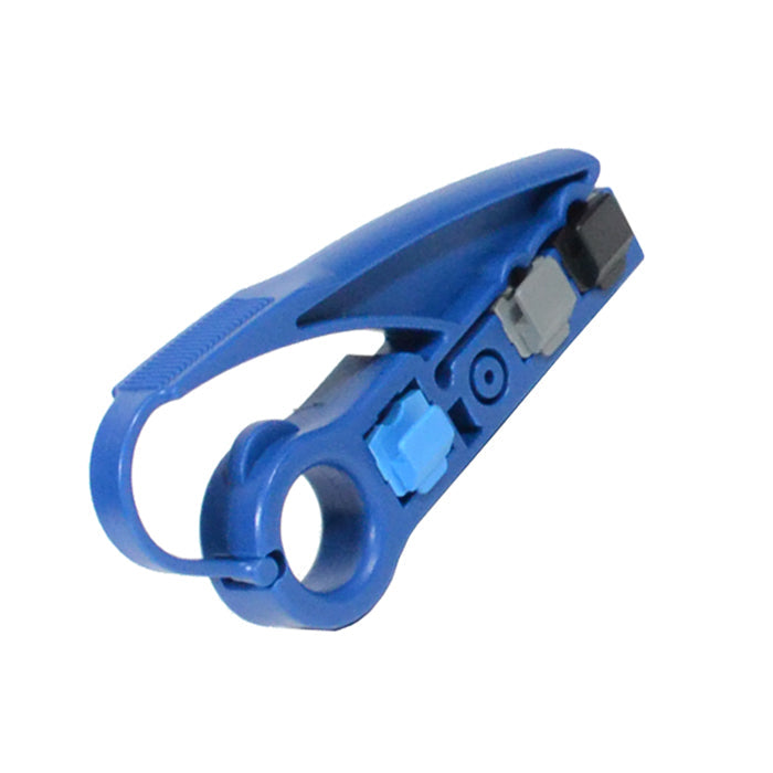RG6 RG59 CAT5E CAT6 Coaxial UTP Cable Jacket Stripper and Cutter Tool