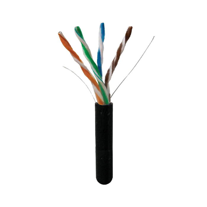 Cat5e 1000FT UTP Ethernet Cable Direct Burial 24AWG Bare Copper