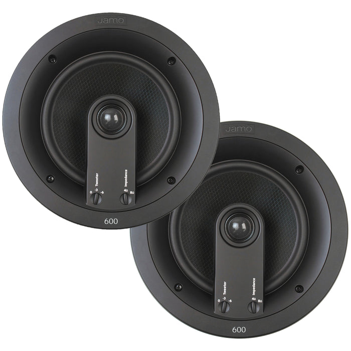 Jamo IC 608 FG II 8" 160 Watts 2-Way 4 - 8 Ohm Switchable In-Ceiling Speakers (Pair)