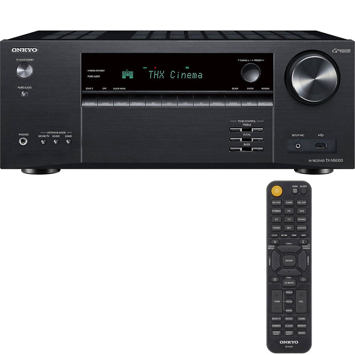 Onkyo TX-NR6100 7.2-channel THX Certified AV Receiver with Dolby Atmos - Certified Refurbished