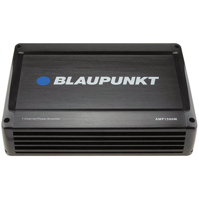 Blaupunkt AMP1500M 1500 Watt Class AB Monoblock Car Audio Amplifier with Remote