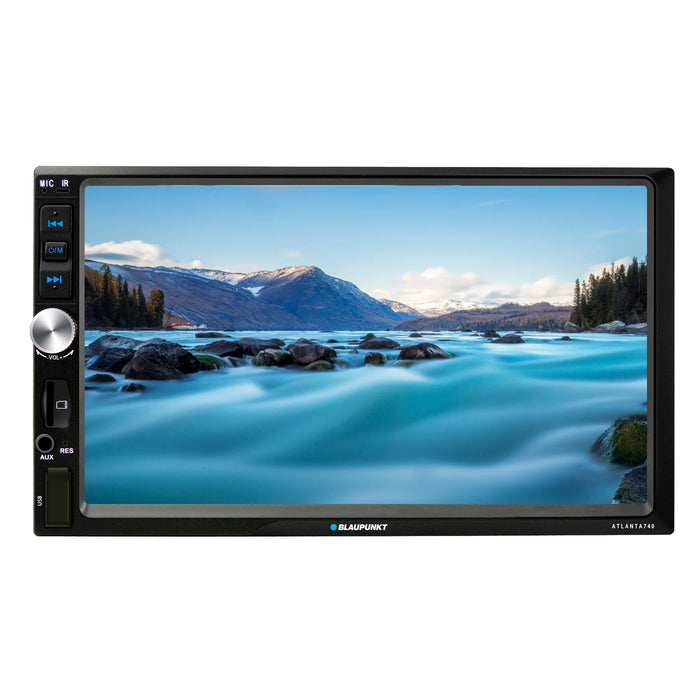 Blaupunkt Atlanta 740 7" Touchscreen Digital Media Receiver Car Stereo with USB Bluetooth