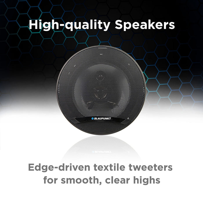 Blaupunkt GTX630 GTX Series 6.5" 300 Watt Max 3-Way Coaxial Speakers (pair)