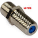 2.5GHz F-Jack to F-Jack Adapter F-81 Coupler 3/4" Long Barrel (5-50 Pack) The Wires Zone