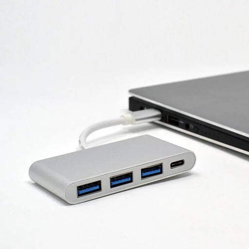 4-in-1 USB-C Hub Type C Multi-Port Charge & Connect Adapter 3x USB 3.0 Logico