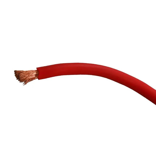 8 Gauge 250 Feet High Performance Amplifier Power Cable (Red) The Wires Zone