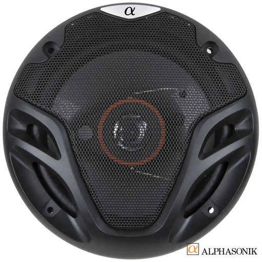 Alphasonik AS26 6.5" 350 Watts 3-Way Car Audio Coaxial Speaker (Pair) Alphasonik