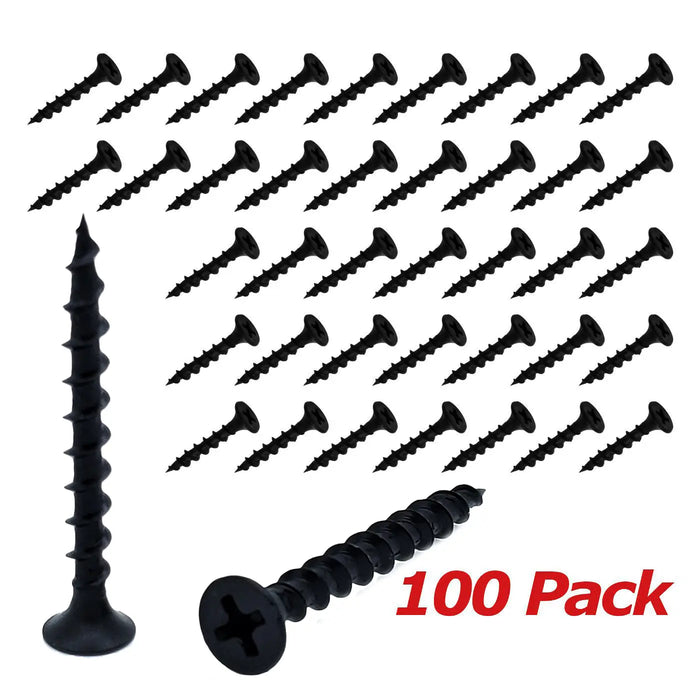 Black Philips Bugle-Head Coarse Thread Drywall Screw 2" (100/pack) The Wires Zone
