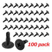 Black Phillips Wafer Head Self Tapping/Drilling Screws 1/2" (100/pack) The Wires Zone