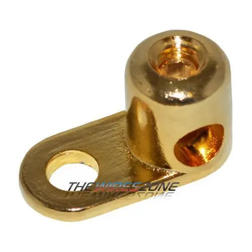 Brand New High Quality Gold Plated 4 Gauge Ground Terminal (1/pack) The Wires Zone