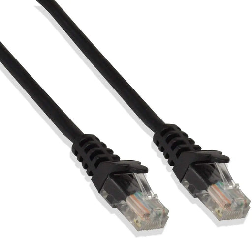 CAT5E Black Ethernet Network 1-100 Feet 24 Gauge Patch Cable RJ45 LAN Wire Logico