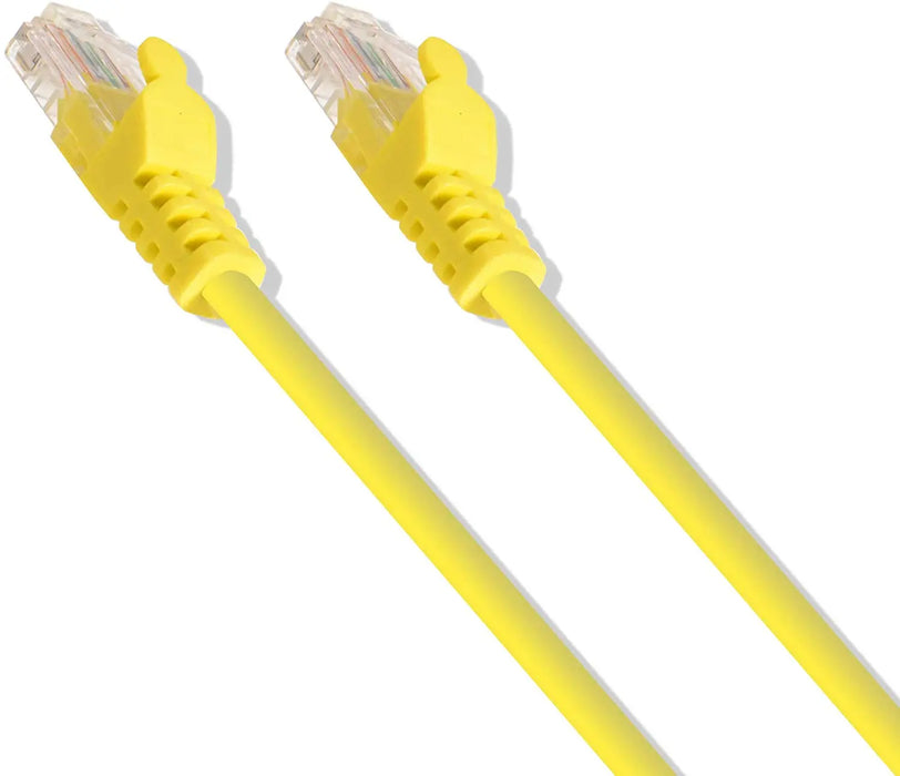 Cat5e 24 Gauge Yellow 1-5 Feet 350Mhz UTP Patch Ethernet Network Cable Logico