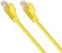 Cat5e 24 Gauge Yellow 1-5 Feet 350Mhz UTP Patch Ethernet Network Cable Logico