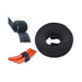 Hook and Loop 15 feet(L) x 3/4 inch(W) Multi-Purpose Black Velcro Tape The Wires Zone