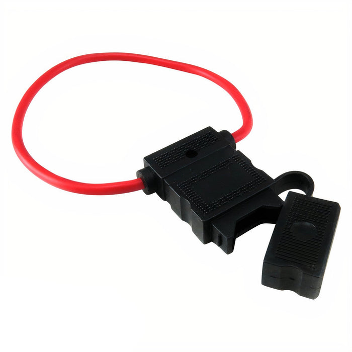 ATCWP-10 ATC/ATO Fuse Holder with 10 Gauge Red Waterproof Power Cable
