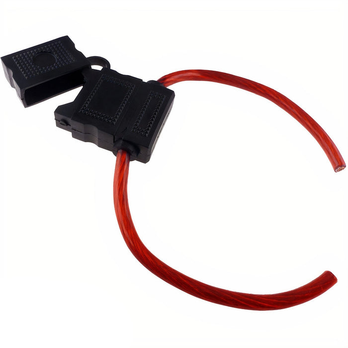 ATCWP-10 ATC/ATO Fuse Holder with 10 Gauge Red Waterproof Power Cable