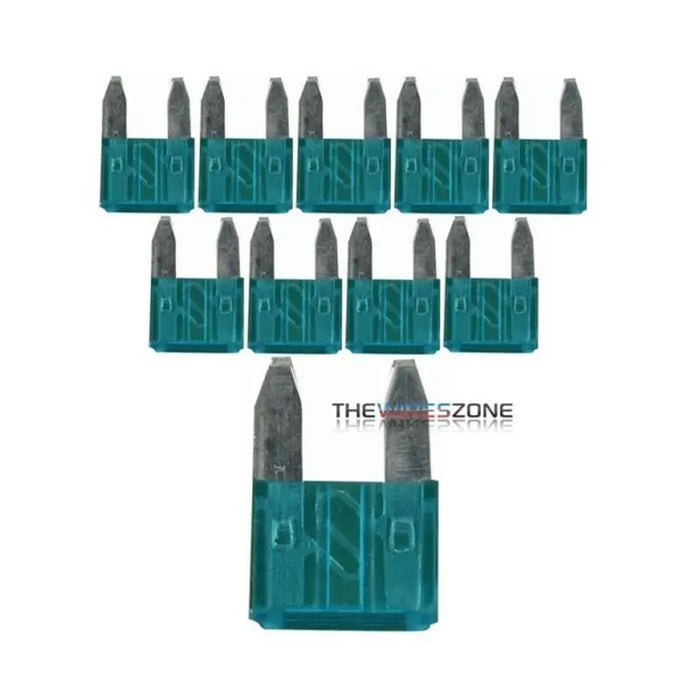 MINIF15 Automotive 15 Amp Mini ATM Fuse (10/pack) The Wires Zone