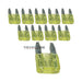 MINIF20 Automotive 20 Amp Mini ATM Fuse (10/pack) The Wires Zone