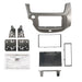 Metra 99-7877 Single or Double DIN Installation Dash Kit for 2009-13 Honda Fit Vehicles- Silver Metra