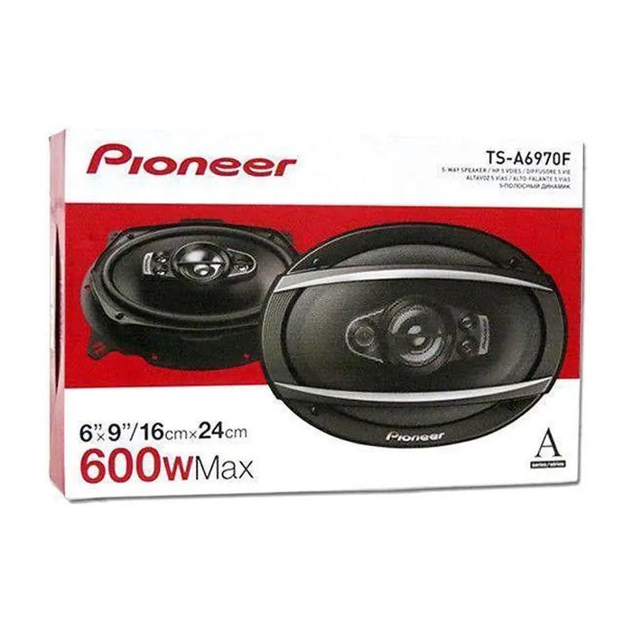 Pioneer TS-A6970F 5-Way 600 Watt 6" x 9" A-Series Coaxial Speakers 6x9 Pioneer