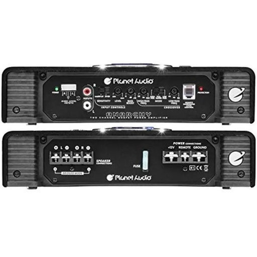 Planet Audio AC1200.2 2-Channel 1000 Watt Car Amplifier with Remote Planet Audio