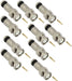 Premium Adapter BNC Compression Connector for RG6 Coax Cables (10-50 Pack) The Wires Zone