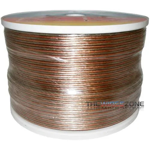 SW-18-1000A Clear 2 Conductor 18 Gauge 1000' Speaker Wire for Home/Car The Wires Zone