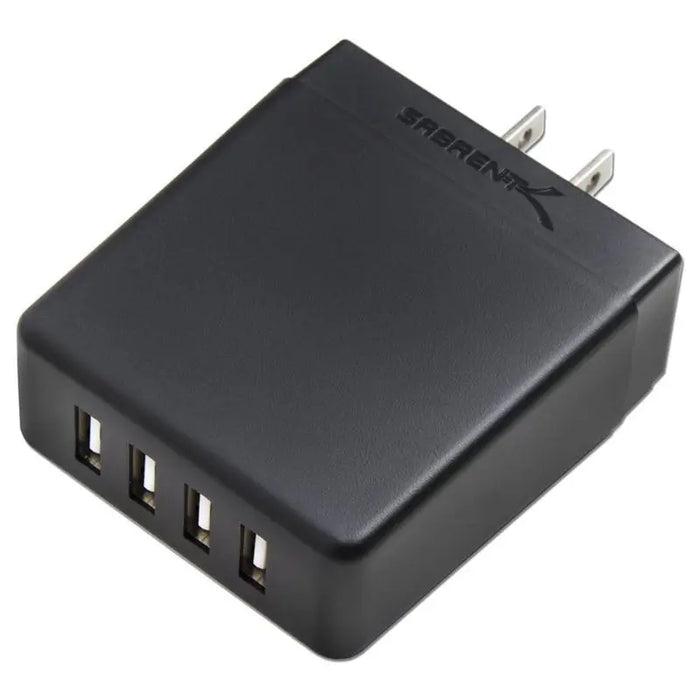 Sabrent AX-U4PB 40W / 8 Amp 4-Port Rapid Smart USB Wall Charger (2.4A/Port) Others