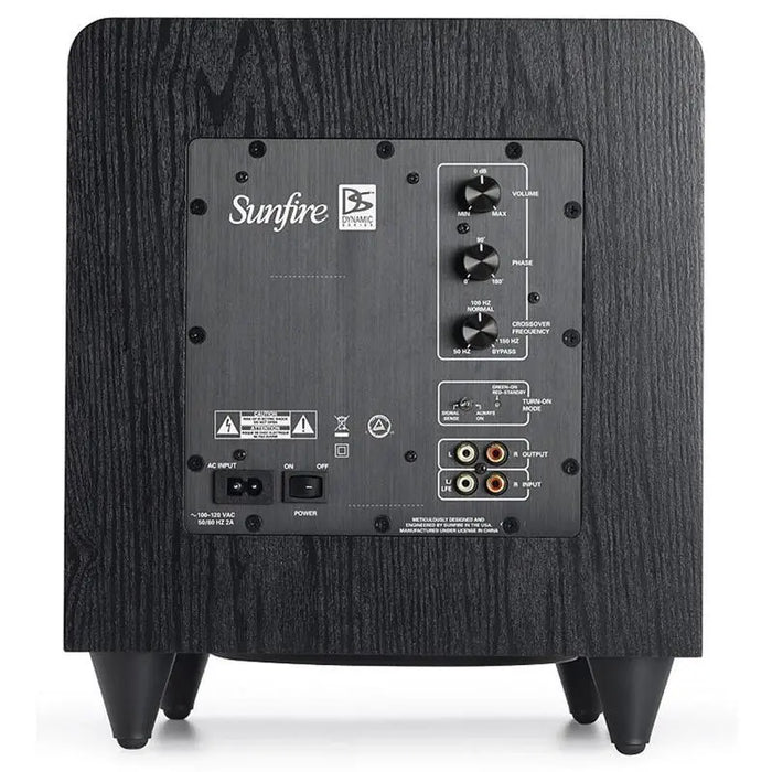 Sunfire SDS8 8" Dual Driver Powered Subwoofer 200W Class D Amplifier Sunfire