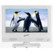 Supersonic SC-1311 White 13.3" LED Widescreen HDTV with HDMI Input Supersonic