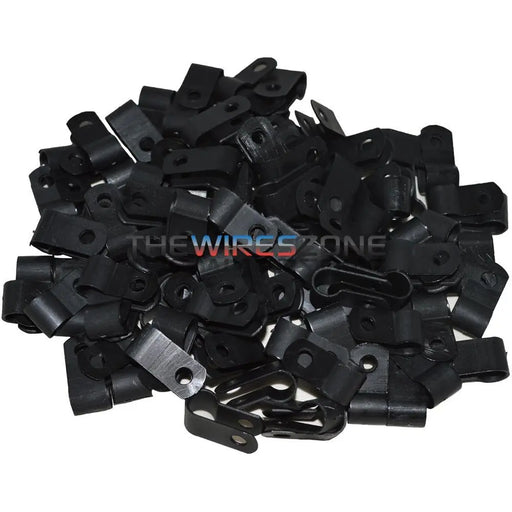 The Install Bay BCC12 Black 1/2" Cable Clamps (100/pack) The Install Bay
