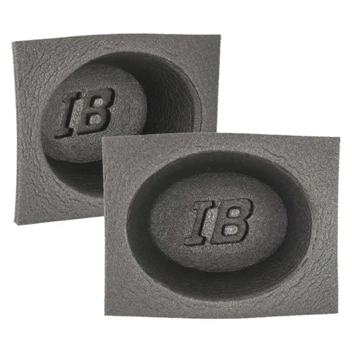 The Install Bay IBBAF57 5x7 Oval Foam Acoustic Speaker Baffles (pair) The Install Bay