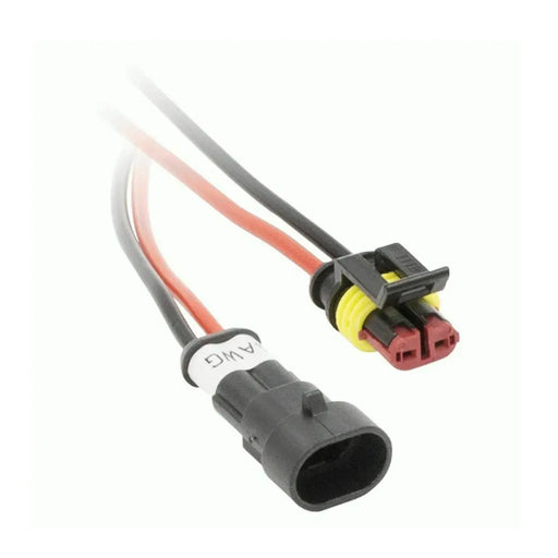 The Install Bay IBWTH18 18 Gauge 2C Plug in Water Resistant Connectors - Each The Install Bay