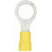 The Install Bay YVRT516 Yellow Vinyl Ring Terminal 12-10 Gauge 5/16 Pack of 100 The Install Bay