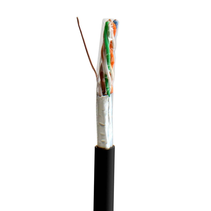 Cat5e Shielded 1000FT Ethernet Direct Burial Cable 24AWG Pure Copper