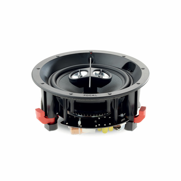 Focal 100 IC6ST Hi-Fi 6.5" 100W Max Power 8 Ohm Stereo-Input in-Ceiling Speaker with FREE Mounting Kit, (Each)
