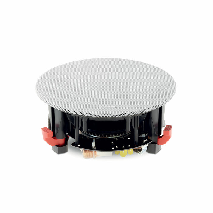 Focal 100 IC6ST Hi-Fi 6.5" 100W Max Power 8 Ohm Stereo-Input in-Ceiling Speaker with FREE Mounting Kit, (Each)