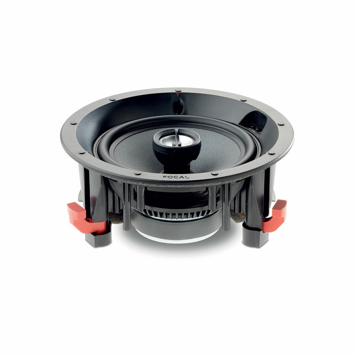 Focal 100ICW6 6.5" 100W Max 8 Ohm in-Wall/in-Ceiling 2-Way Coaxial Speaker with FREE Mounting Kit, (Each)