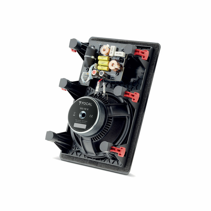 Focal 100 IW6 6.5" 120W Max Power 8 Ohm 2-Way In-Wall Speaker with FREE Mounting Kit, (Each)