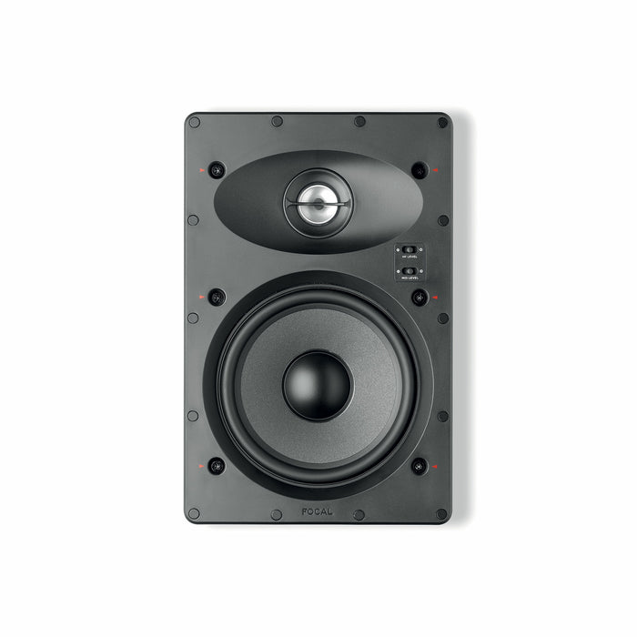 Focal 100 IW6 6.5" 120W Max Power 8 Ohm 2-Way In-Wall Speaker with FREE Mounting Kit, (Each)