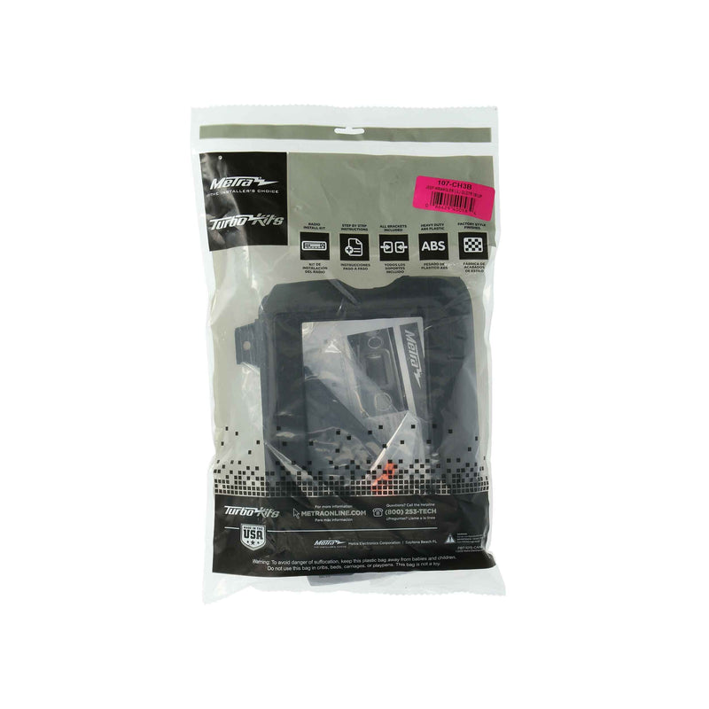 Metra 107-CH3B Dash Kit for Shallow/Pioneer Radios for Jeep Wrangler JL 2018-Up / Gladiator 2020-Up