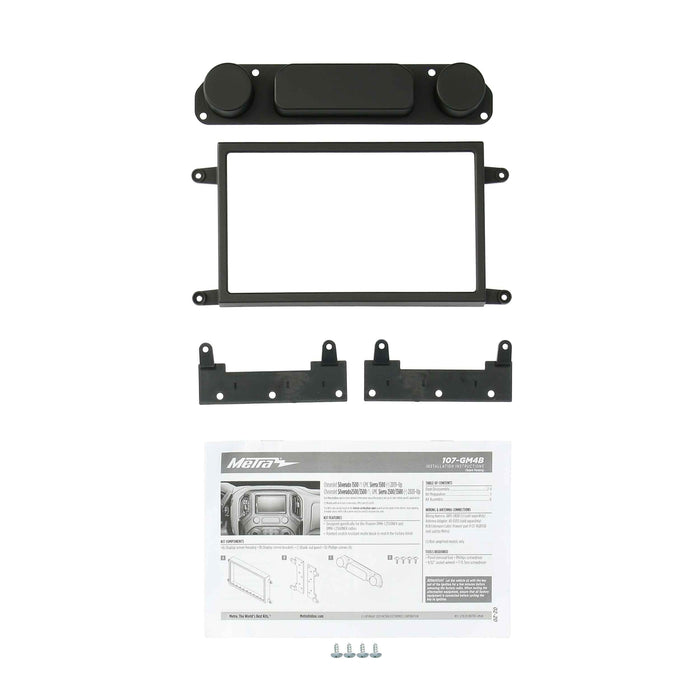 Metra 107-GM4B Dash Kit For GM Trucks Chevy/GMC Silverado/Sierra 1500/2500/3500 2019-Up