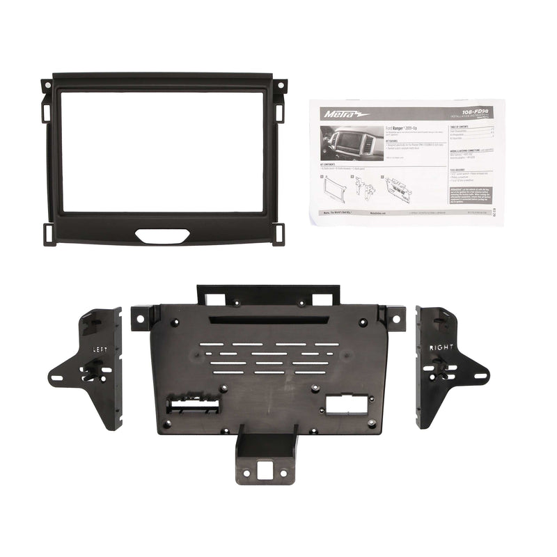 Metra 108-FD9B for Pioneer 8" Radio Dash Kit Ford Ranger 2019-Up Matte Black