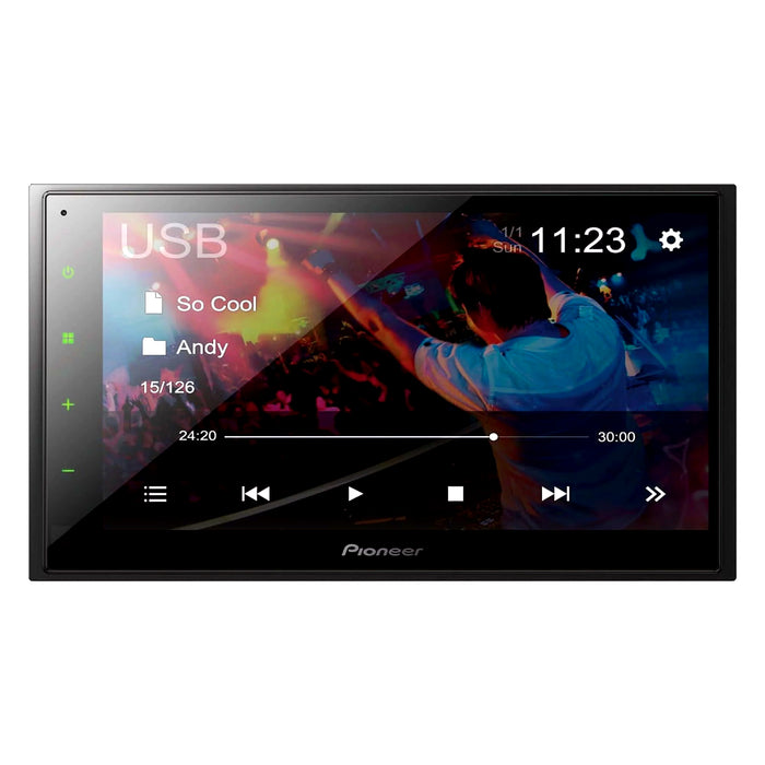 Pioneer DMH-130BT Double Din 6.8" Touchscreen Bluetooth Car Stereo Digital Media Receiver