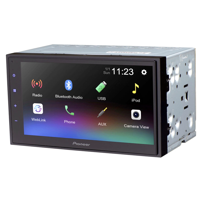 Pioneer DMH-130BT Double Din 6.8" Touchscreen Bluetooth Car Stereo Digital Media Receiver