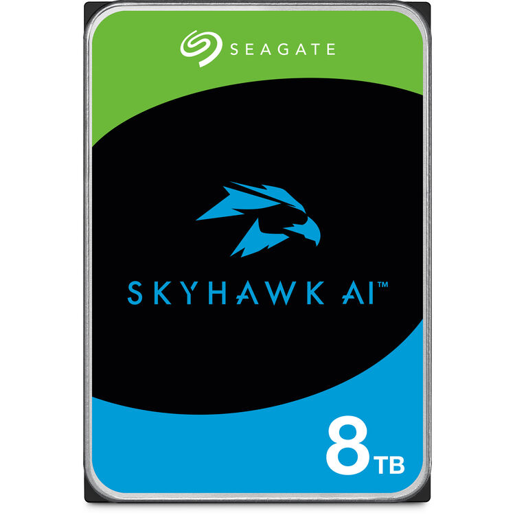 Seagate SkyHawk AI 8TB Surveillance Hard Drive 3.5" SATA 6Gb/s Internal HDD for Security DVR/NVR