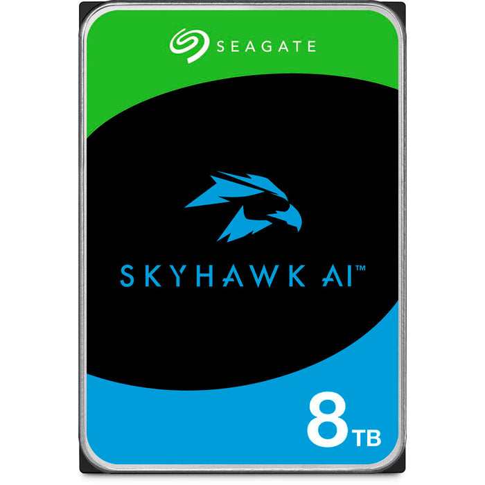 Seagate SkyHawk AI 8TB Surveillance Hard Drive 3.5" SATA 6Gb/s Internal HDD for Security DVR/NVR
