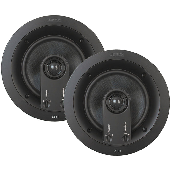Jamo IC 606 FG II 120 Watts 2-Way 4 - 8 Ohm Switchable In-Ceiling Speakers (Pair)