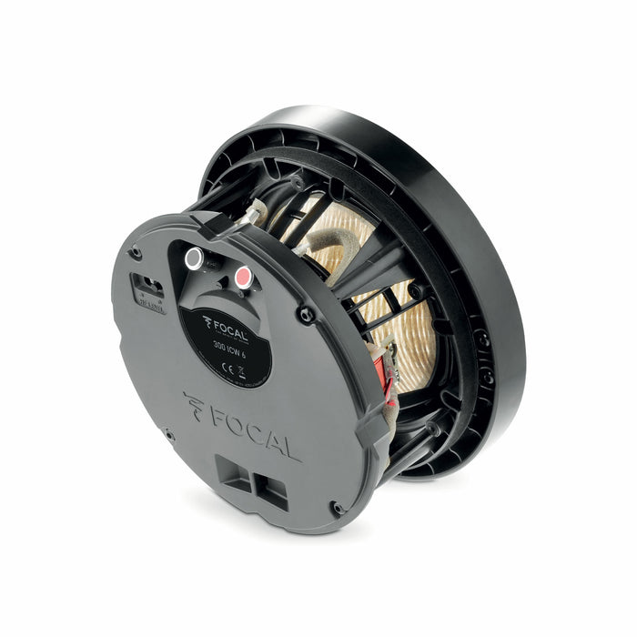 Focal 300 ICW6 130W Max Power 8 Ohms in-Wall/in-Ceiling Speaker with a 6.5" Flax Woofer (Each)