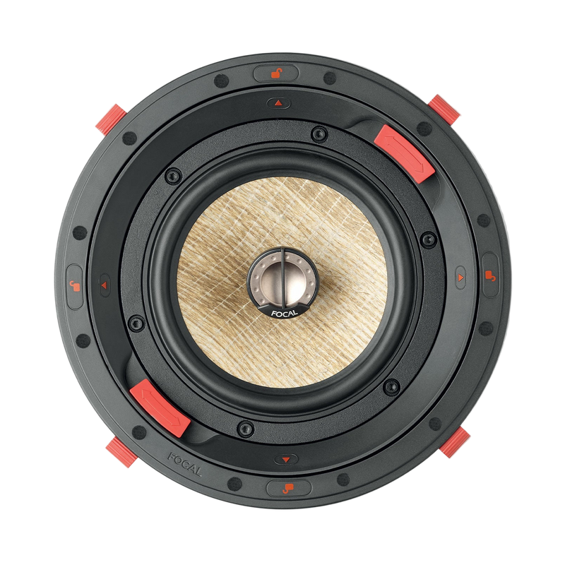 Focal 300 ICW6 130W Max Power 8 Ohms in-Wall/in-Ceiling Speaker with a 6.5" Flax Woofer (Each)